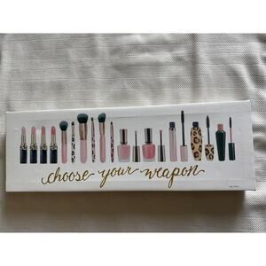 Choose Your Weapon Canvas Wall Art Makeup